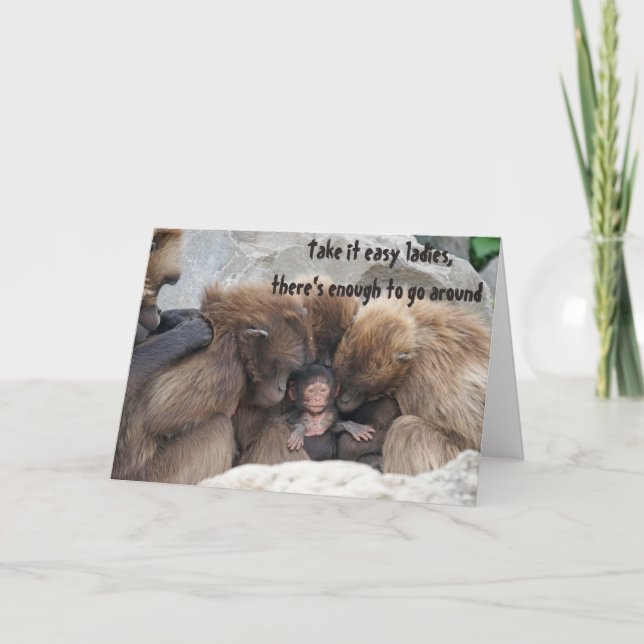 Niedliche Muttertiere und Baby Animal Note Gruß Karte (Vorderseite)