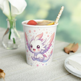 Niedliche Mythische Dragon Baby-Dusche Pappbecher