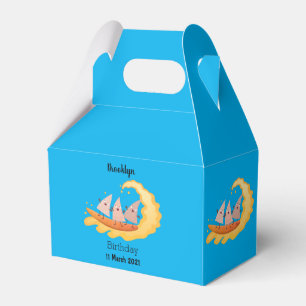 Niedliche nachos-Maischips beim Surfen Geschenkschachtel