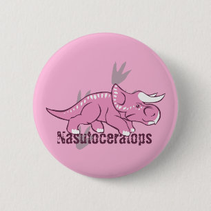 Niedliche Nasutoceratops Button