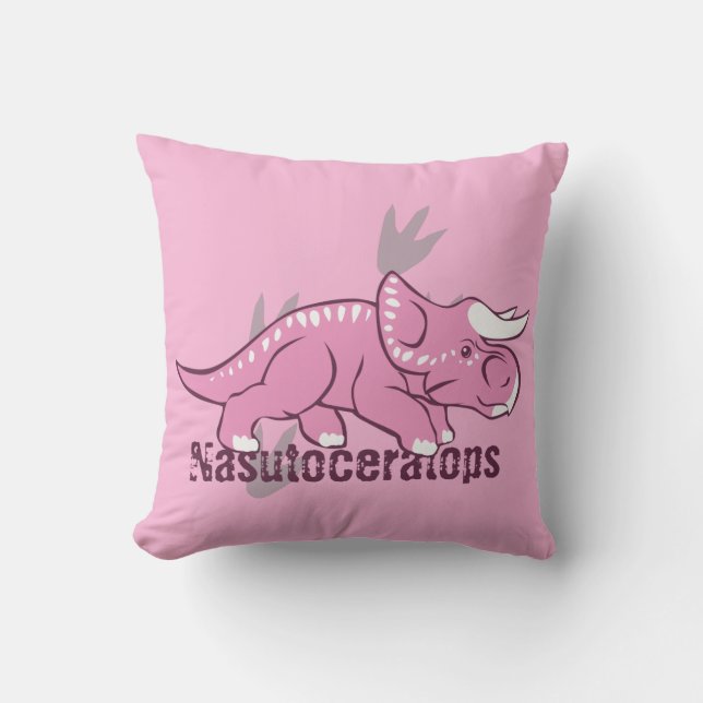 Niedliche Nasutoceratops Kissen (Vorderseite)