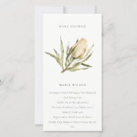 Niedliche nationale Banksia Floral Baby Dusche ein