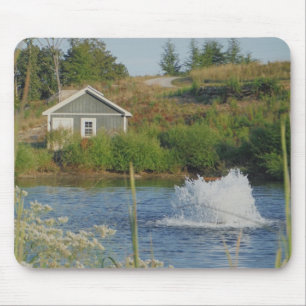 Niedliche Natur Foto Teich Brunnen Mauspad