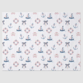 Niedliche nautische und Coquette Infusion! Seidenpapier