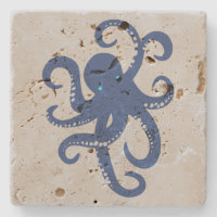Niedliche Navy-Octopus-Illustration