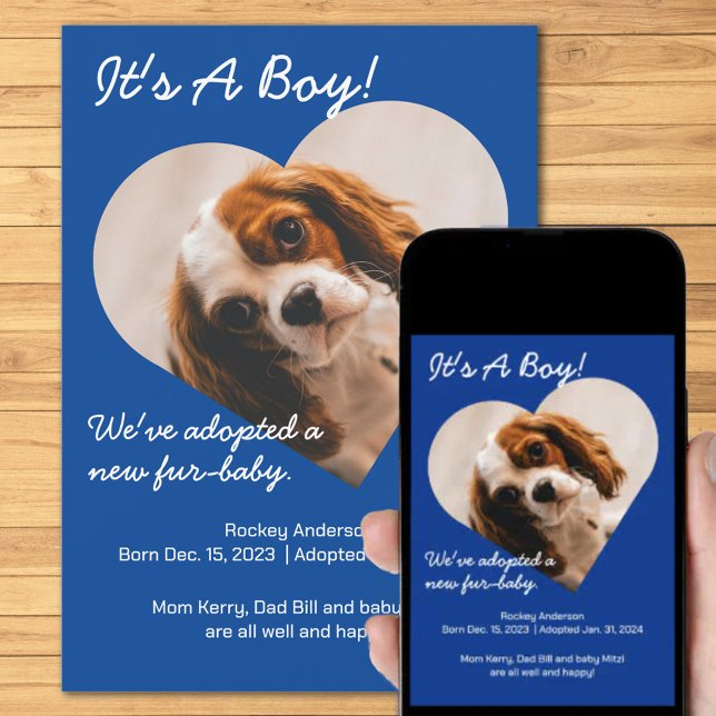 Niedliche neue Welpe Ankündigung (Von Creator hochgeladen)