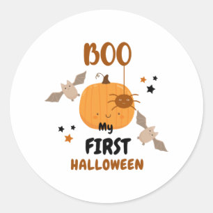 Niedliche NICU Halloween I I Halloween Preemie Runder Aufkleber