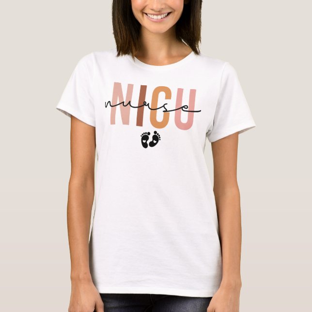 Niedliche nicu-Krankenpflege, Geschenk für NICU-Kr T-Shirt (Vorderseite)