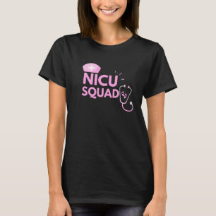 Niedliche NICU Squad T - Shirt Neugeborene Kranken