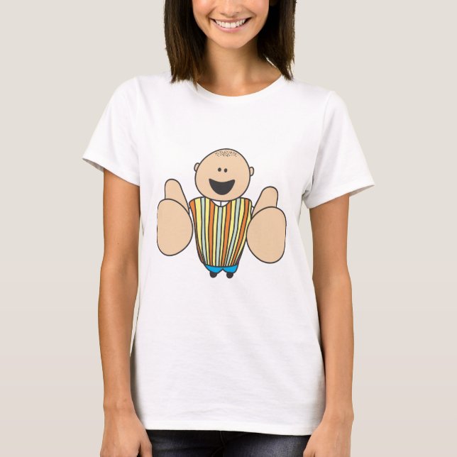 Niedliche niedliche Daumen der Shirt-| des T-Shirt (Vorderseite)