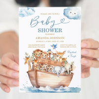 Niedliche Noah's Ark Gender Neutral Boho Baby Dusc
