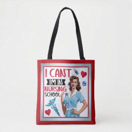 Niedliche Nostalgie-Krankenschwester Pinup in der  Tasche