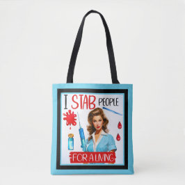 Niedliche Nostalgie Pinup für ein Leben Tasche