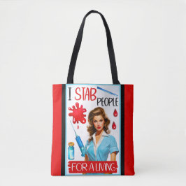 Niedliche Nostalgie Pinup für ein Leben Tasche