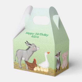 Niedliche Nutztiere Geburtstagsfeier Gable Gour Bo Geschenkschachtel