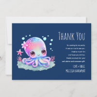 Niedliche Octopus Sea Kreation Vielen Dank
