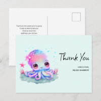 Niedliche Octopus Sea Kreation Vielen Dank