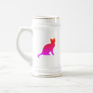 Niedliche Omerkatze Bierglas