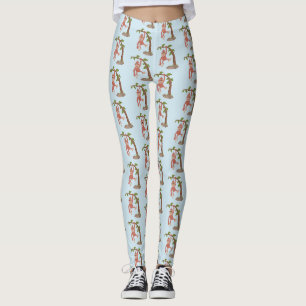 Niedliche Orang-Utan-Cartoon-Illustration Leggings