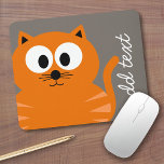 Niedliche Orangenfettkatze mit Taupe Personalisier Mousepad<br><div class="desc">Eine moderne und schlichte Katzenkatze mit trendigen Farben. Sie können einen Namen,  ein Monogramm oder einen anderen benutzerdefinierten Text hinzufügen. Wenn Sie die Kunst verschieben möchten,  klicken Sie auf die Schaltfläche Anpassen,  um Änderungen vorzunehmen.</div>