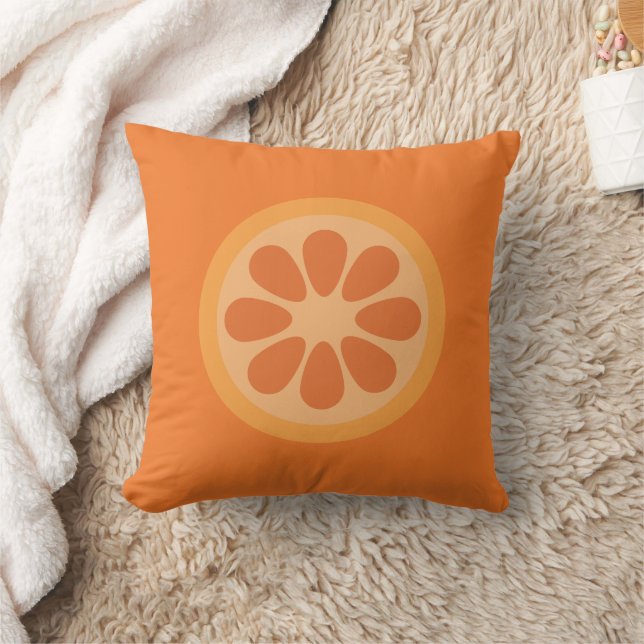 Niedliche Orangenfrüchte Kissen (Decke)