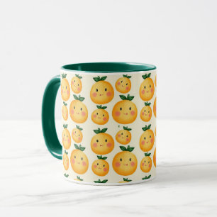 Niedliche Orangenfrüchte Tasse