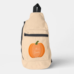 Niedliche Orangengeschlechtsneutrale Kürbisgeschle Crossbody Bag