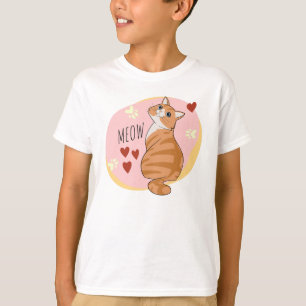 Niedliche Orangenkatze T-Shirt