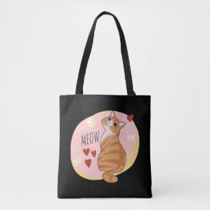 Niedliche Orangenkatze Tasche