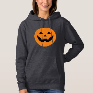 Niedliche Orangenkürbis Kürbislaterne Halloween Hoodie