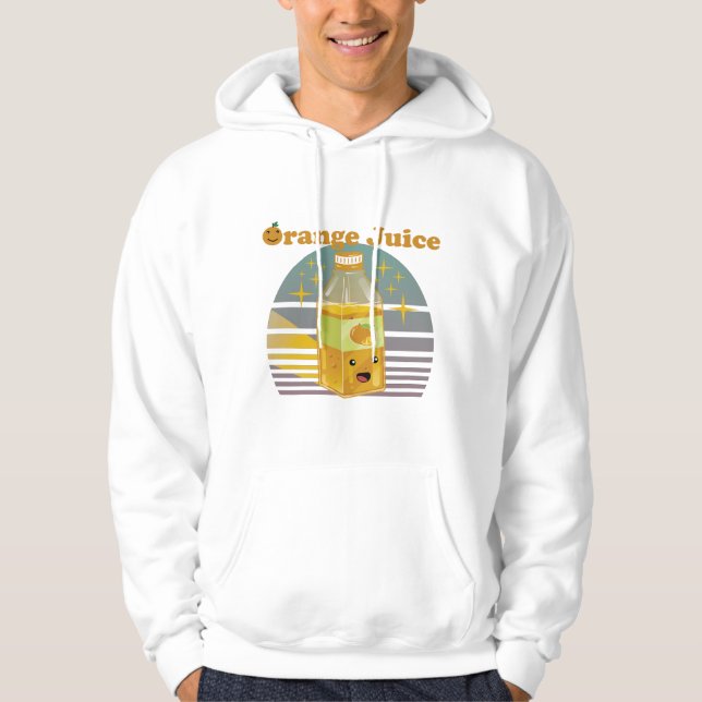 Niedliche Orangensaftbox Hoodie (Vorderseite)