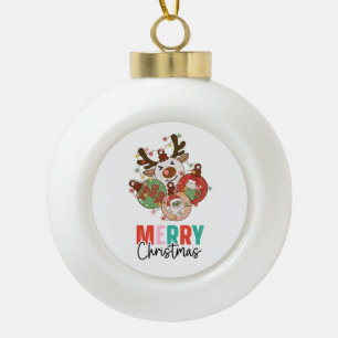 Niedliche Ornamente - Frohe Weihnachten