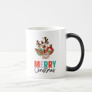Niedliche Ornamente - Frohe Weihnachten Verwandlungstasse
