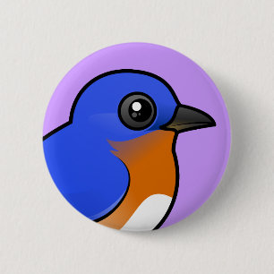 Niedliche Ostdrossel Button