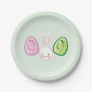 Niedliche Osterbrunnyy Ei Hunt & Brunch Paper Tell Pappteller