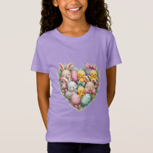 Niedliche Osterbünen und Pastelkerne T-Shirt