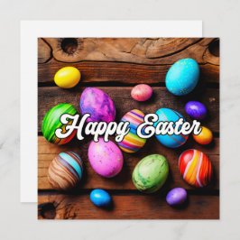 Niedliche Ostereier Karte