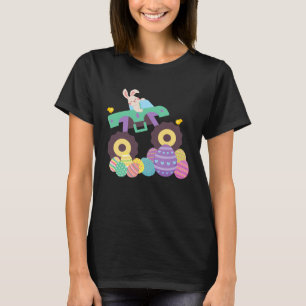 Niedliche Ostereier und Kaninchen für Monster-Lkw T-Shirt