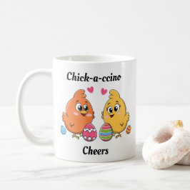 Niedliche Osterhühner Kaffeetasse