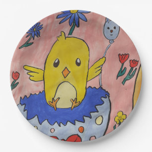 Niedliche Osterkicherpapier-Teller Pappteller