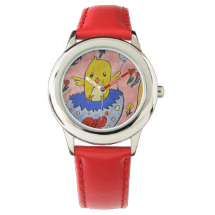Niedliche Osterkichtenwache Armbanduhr