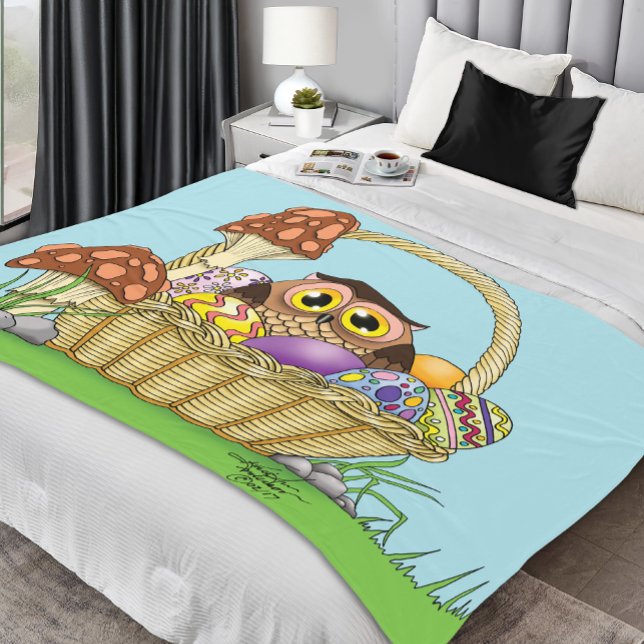 Niedliche Osterschale Fleecedecke (Von Creator hochgeladen)