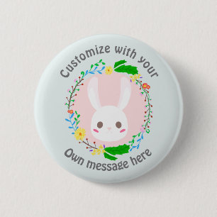 Niedliche Ostersonnenwand Blume Gewohnt Button