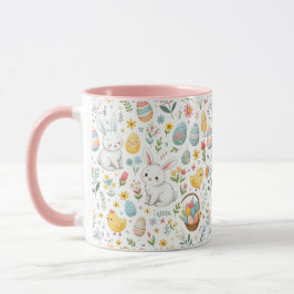 Niedliche OsterTasse mit Bunny und Ei Muster Tasse