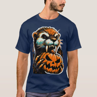 Niedliche Otter-Hexe zwischen Kids Boys Womens T-Shirt
