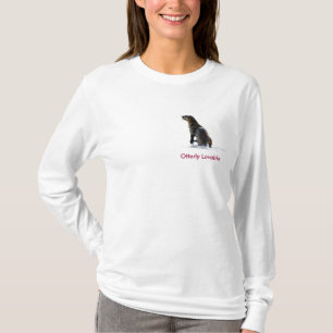Niedliche OTTER Liebe Ladys Long Sleeve Shirt