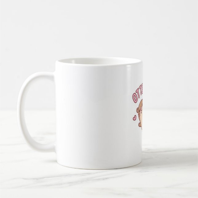 Niedliche Otter-Otterblüte Kaffeetasse (Links)