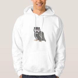 Niedliche Owl Illustration Hoodie