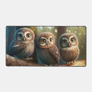 Niedliche Owls Schreibtischunterlage