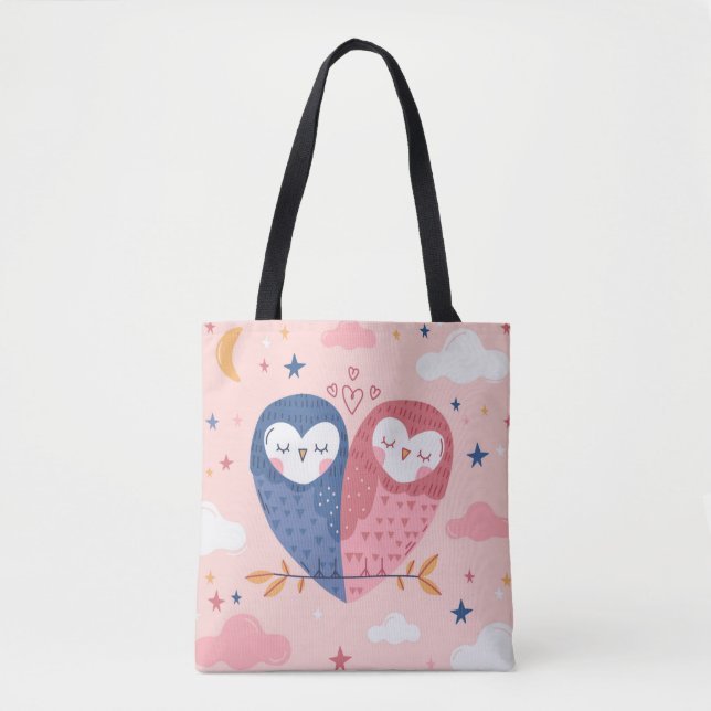 Niedliche Owls Tasche (Vorderseite)